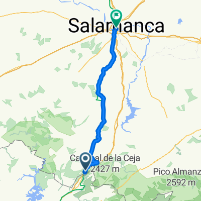Ruta de la Plata - Puerto de Bejar-Salamanca