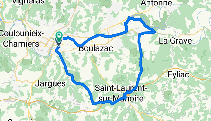 Rue Maréchal Galliéni, Périgueux à Rue Maréchal Galliéni, Périgueux