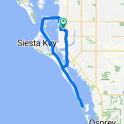 N Lake Shore Dr, Sarasota to N Lake Shore Dr, Sarasota