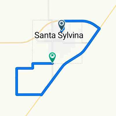 Mariano Moreno, Santa Sylvina a 9 de Julio, Santa Sylvina