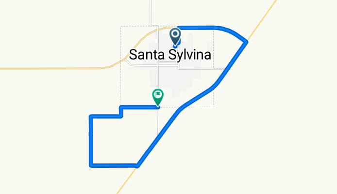 Mariano Moreno, Santa Sylvina a 9 de Julio, Santa Sylvina