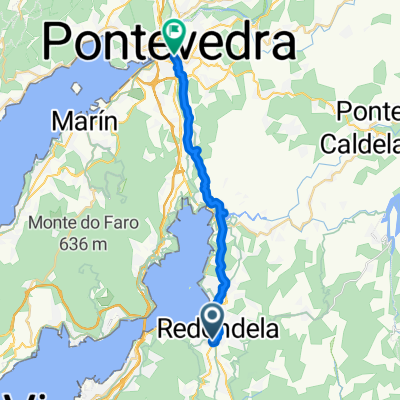Estrada de Vigo, Redondela to Rúa da Virxe do Camiño, Pontevedra