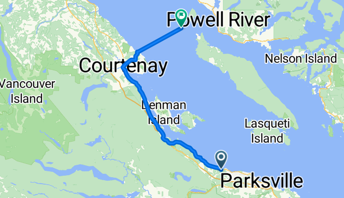 Parksville - Powell River