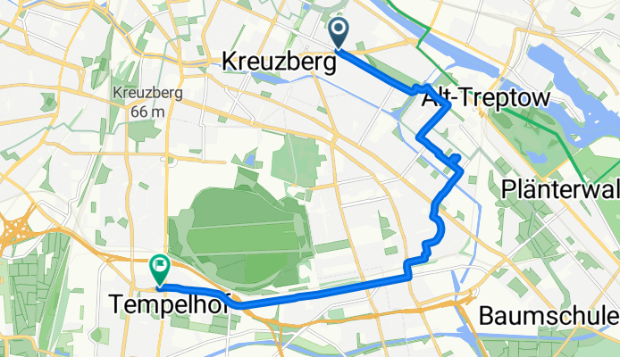 Naunynstraße, Berlin nach Alt-Tempelhof, Berlin