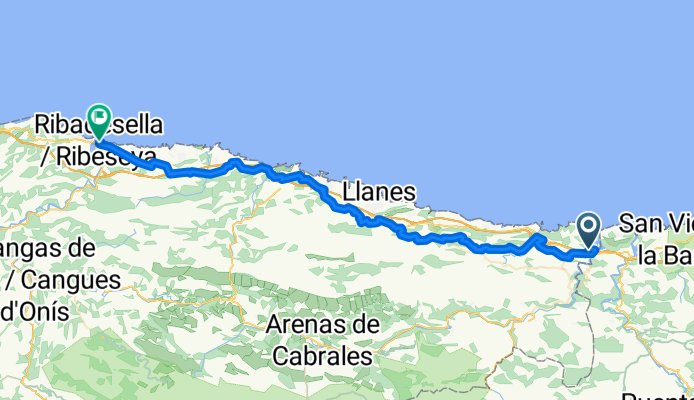 From Ribadedeva to Ribadesella