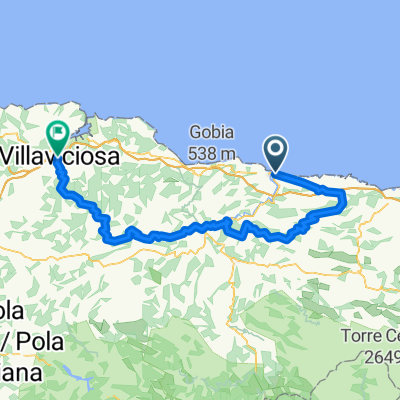 From Ribadesella to Villaviciosa