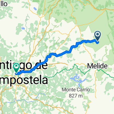 From Sobrado to Santiago de Compostela