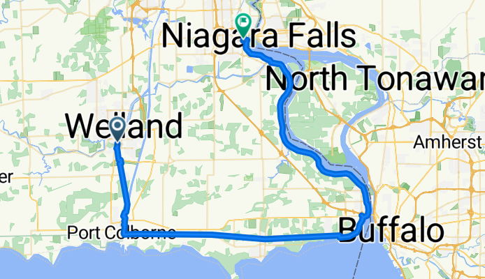 Welland to Fallsview Blvd, Niagara Falls