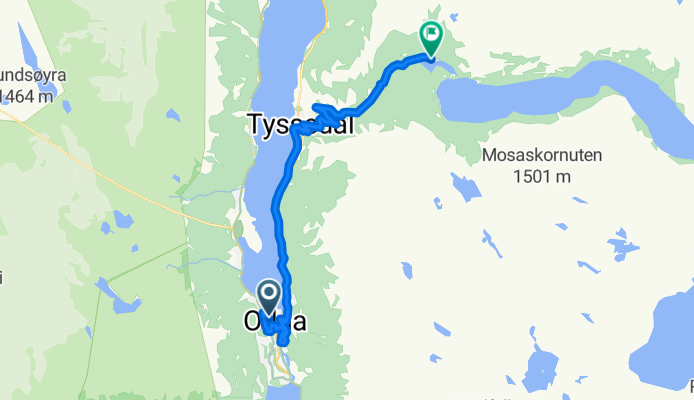 From Odda to Tyssedal
