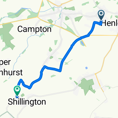 Broad Street, Shefford to Greenfields, Hitchin