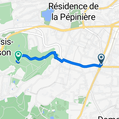 du RER au parc Henri Sellier