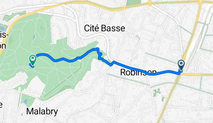 du RER au parc Henri Sellier