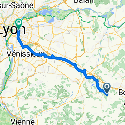 Rue des Quincias, Villefontaine à Place Charles Béraudier, Lyon