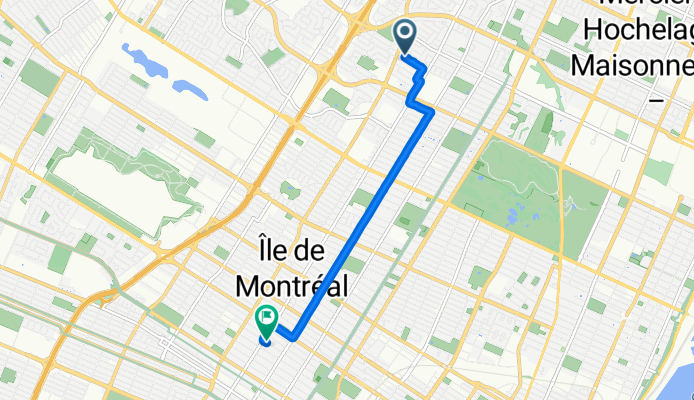 Rue Jean-Talon Est, Montréal à Rue Garnier, Montréal