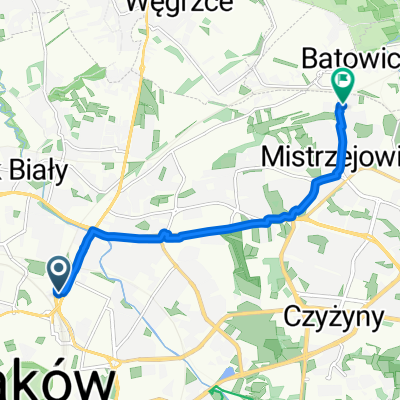 Warszawska do osiedle Piastów