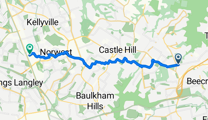 Victoria Rd, West Pennant Hills to Lexington Dr, Bella Vista