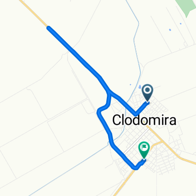 Ruta desde Moreno Saravia