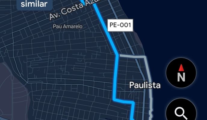 Foto 2 de la ruta de Bikemap "De Rua Cavaleiro a Rua Armando Rodrigues Coelho"