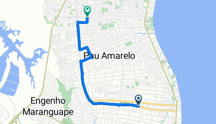 De Rua Cavaleiro a Rua Armando Rodrigues Coelho