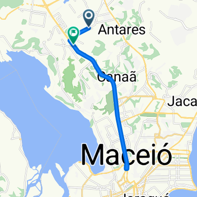 Rua Nossa Senhora de Lourdes, Maceió a Ciclovia Fernandes Lima, Maceió