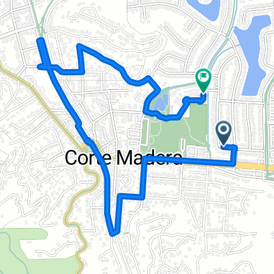 Route in Corte Madera