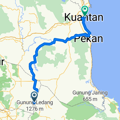 Gemas Golf Resort, Gemas에서 Lorong Seri Kuantan 65, 콴탄까지