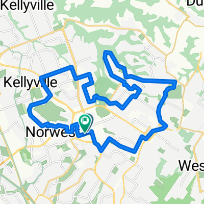 Route in Castle Hill