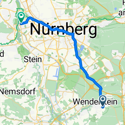 Sperbersloher Straße, Wendelstein nach Schwabacher Straße, Fürth