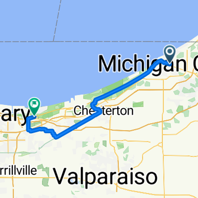 Helen St, Michigan City to Miller Ave, Gary