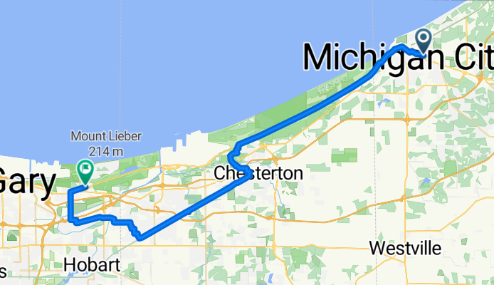 Helen St, Michigan City to Miller Ave, Gary