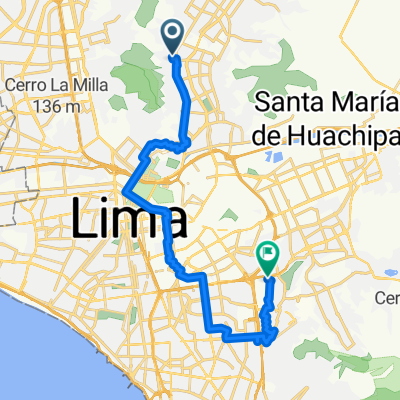 De Calle M MZ. K a Alameda Jockey Plaza