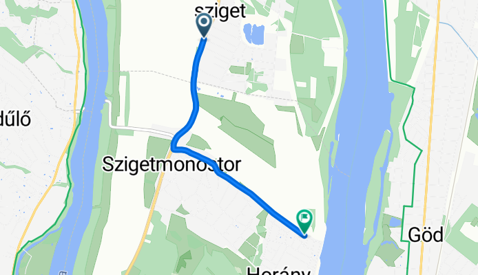 Csóka utca - Monostori utca