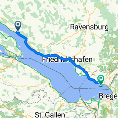 Obere-Sankt-Leonhard-Straße, Überlingen nach Bahnhofplatz, Lindau (Bodensee)