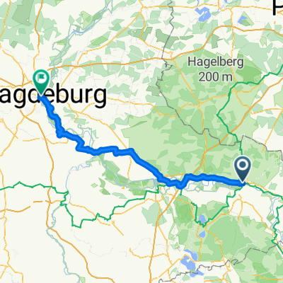 CollegienstraĂźe, Wittenberg to Ratswaageplatz, Magdeburg