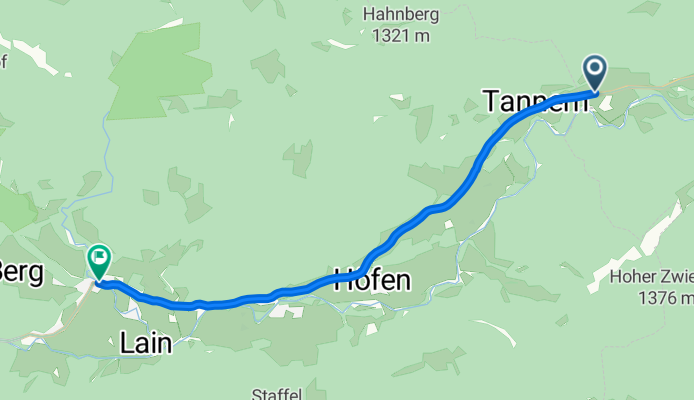 Letten, Lenggries nach Berg, Jachenau
