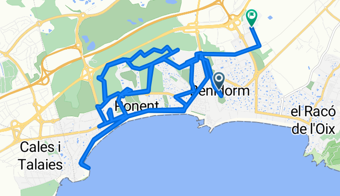 Avenida L'Aigüera to C. Llaut