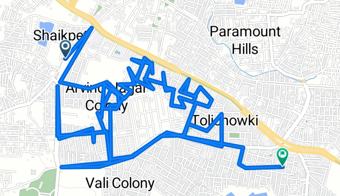 Gulshan Colony to Hyderabad