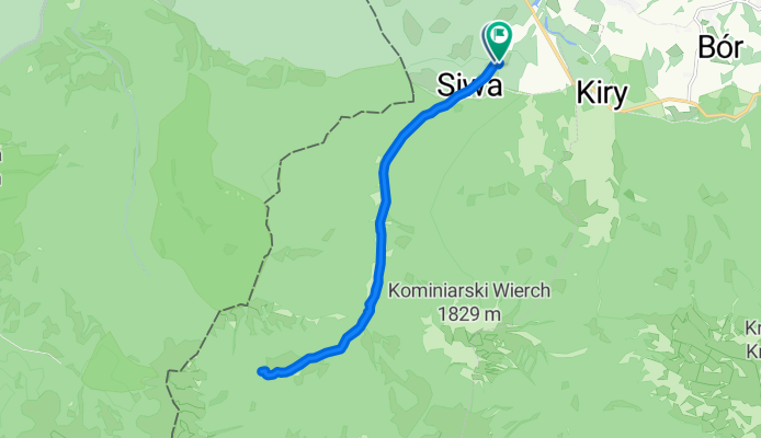 Siwa, Kościelisko do Witów, Kościelisko