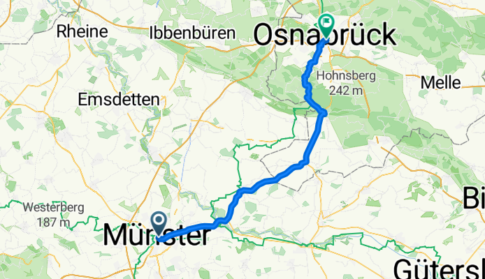 Von Münster bis Osnabrück