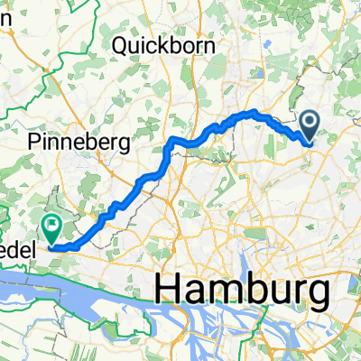 Marschweg, Hamburg nach Moorhof, Hamburg