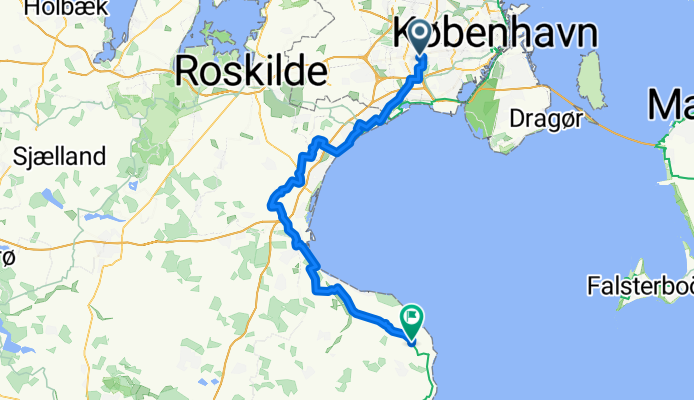 Von København K bis Store Heddinge