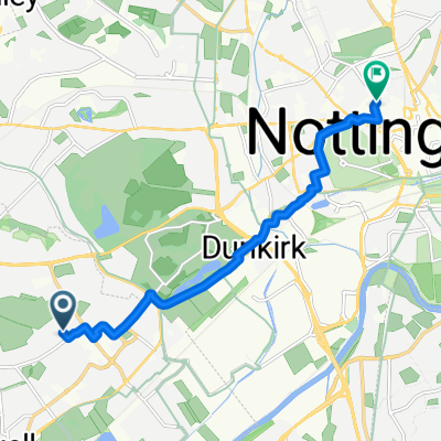 Louis Avenue, Nottingham to Travel Inn, Nottingham