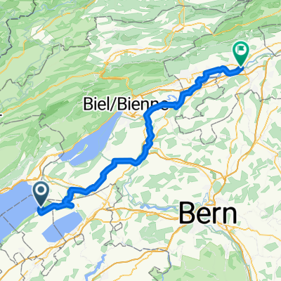 Route de Neuchâtel nach Schaalgasse