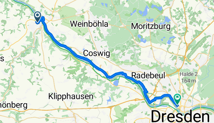 Nossener Straße nach Leipziger Straße 15g