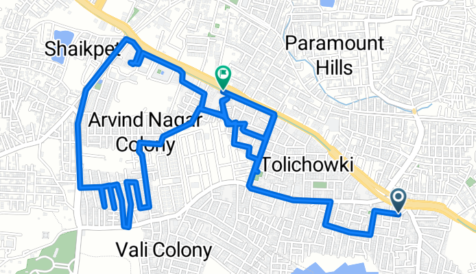 Hyderabad to Old Mumbai Highway