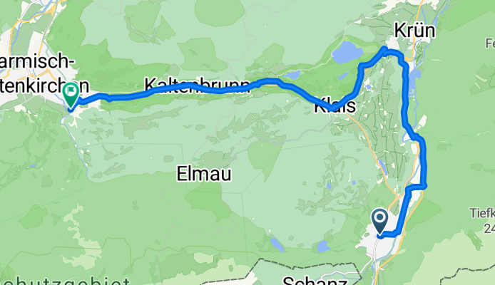 Ballenhausgasse, Mittenwald nach Wildenauer StraĂźe, Garmisch-Partenkirchen