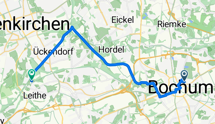 Castroper Straße, Bochum nach Weindorfstraße, Bochum