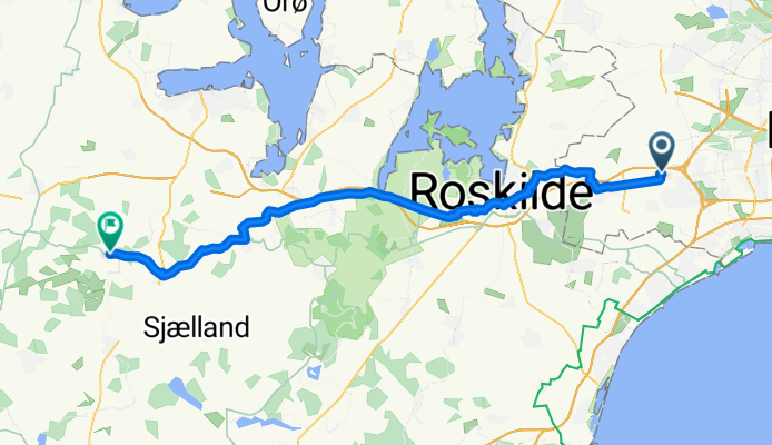 Helgeshøj Alle, Taastrup nach Syvendeskovvej, Tølløse