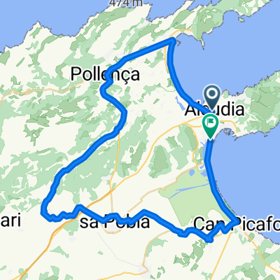 Carrer de Sant Jaume, Alcúdia nach Carretera d'Artà, Alcúdia