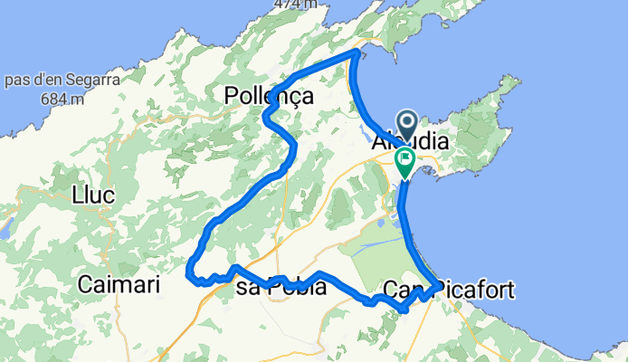 Carrer de Sant Jaume, Alcúdia nach Carretera d'Artà, Alcúdia